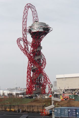 The ArcelorMittal Orbit sculpture at the Queen Elizabeth Olympic Park.