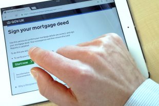 Using our new 'Sign your mortgage deed' service on an iPad