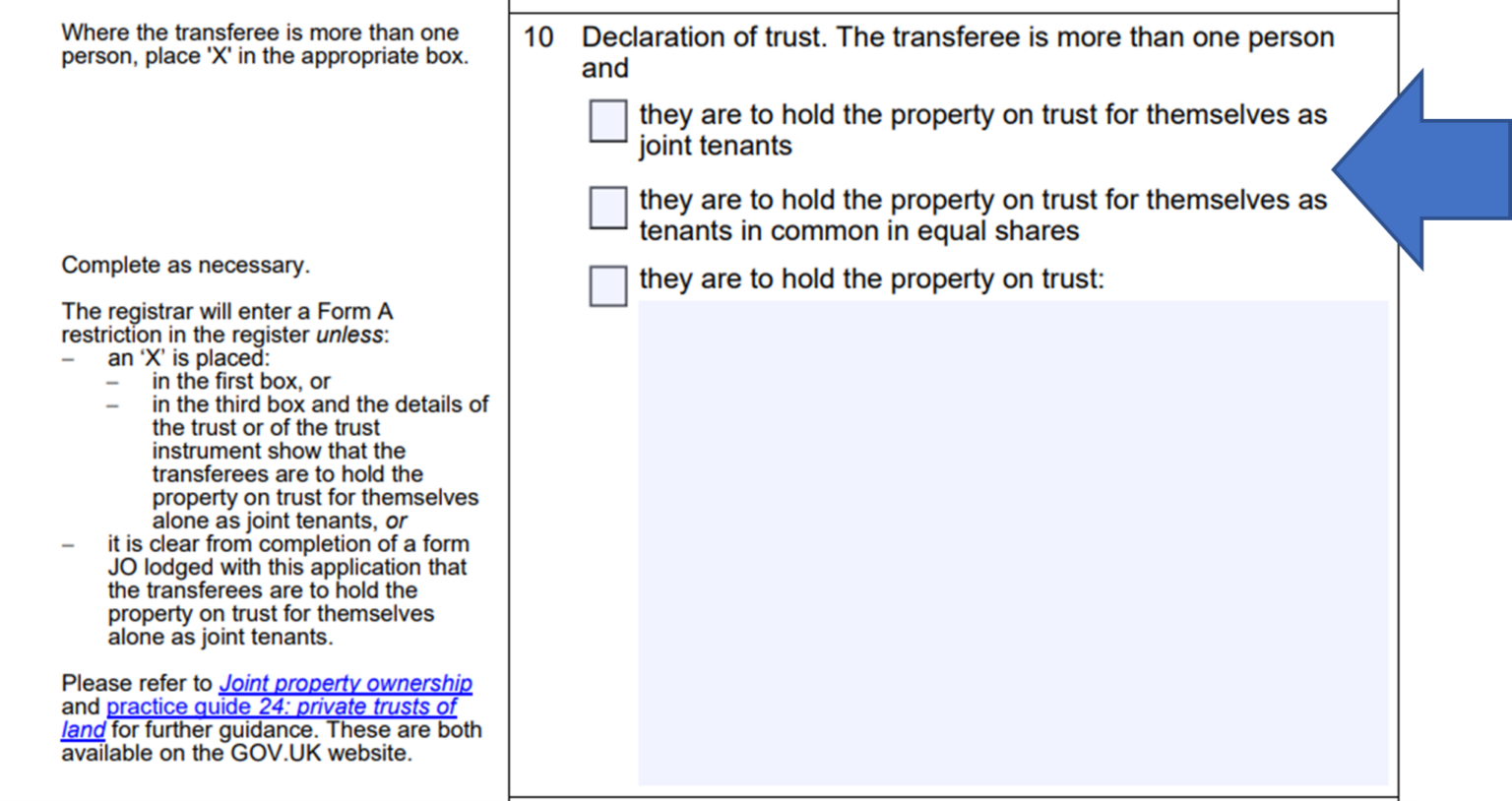 What kind of joint ownership do I have? – HM Land Registry